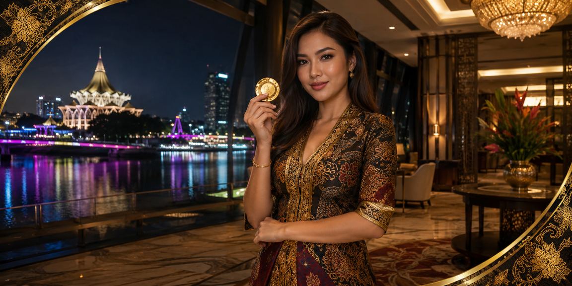 Suasana hiburan kasino dengan motif batik di Kuching melalui platform 6400